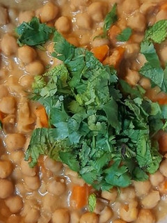 Foto de Caril de Grão e Cenoura com Coco