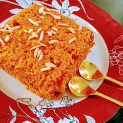 A picture of Gajar (Carrot) Halwa.