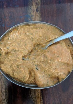 A picture of Dal Tomato chutney.