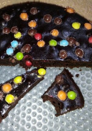 Foto resep 2. Eggless chocolate cake (no mixer)