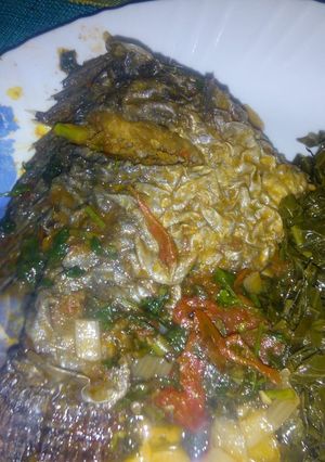 A picture of Fish stew.