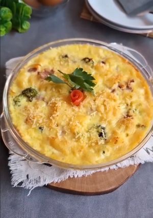 Foto resep Macaroni Telur Panggang