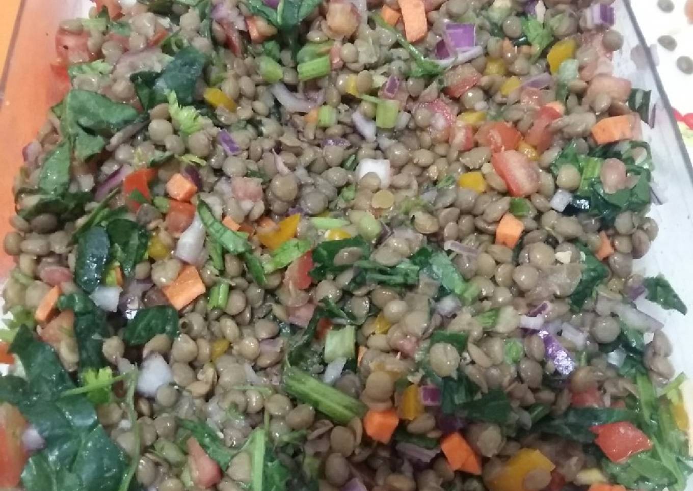 Ensalada de lentejas