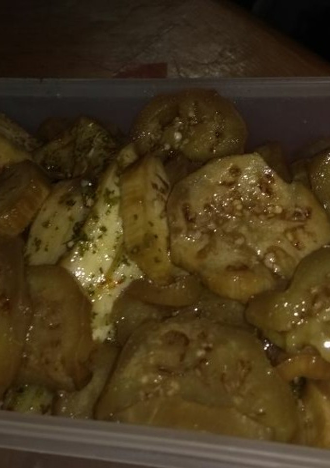 Una foto de Berenjena en escabeche