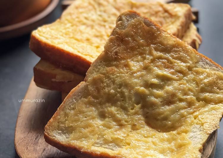 Resepi Roti Telur Mozzarella Cheese yang Cepat