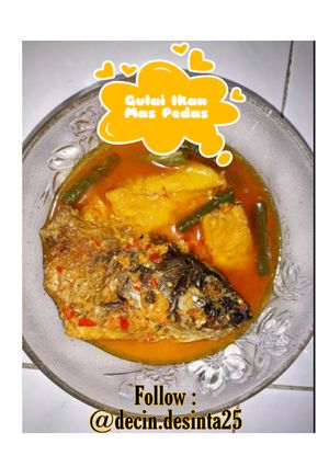 Foto resep Gulai ikan Mas Pedas