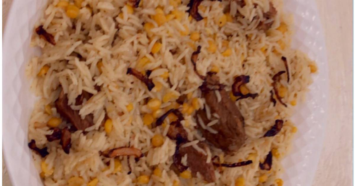 كيف تصنع طريقة صنع أرز بالحمص 2580 وصفة كيف تصنع أرزًا بالحمص بطريقة سهلة وسريعة Cookpad