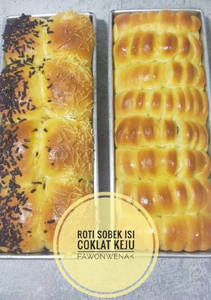 Foto resep Roti Sobek Isi Coklat Keju