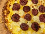 Tarta Sin Gluten de Calabaza, Choclo y Chorizo
