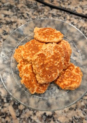 Una foto de Pancakes de manzana y avena 🥞
