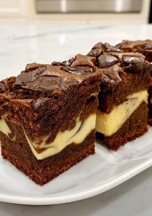 Foto resep Chocolate Marble Cheese Cake