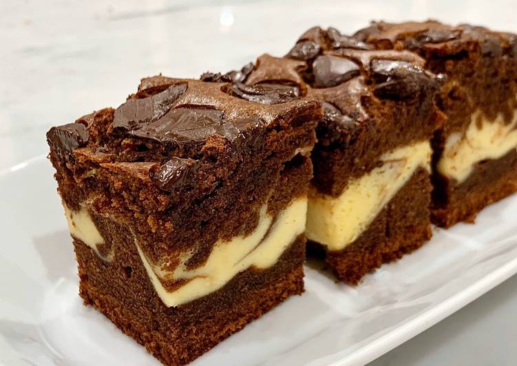 Resep Chocolate Marble Cheese Cake Anti Gagal