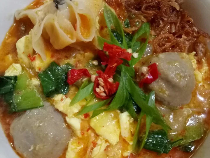 Cara Mudah Membuat Resep Seblak kuetiaw kuah pedas/ kuetiaw rebus pedas yang Enak Banget Anti Ribet, Menggugah Selera