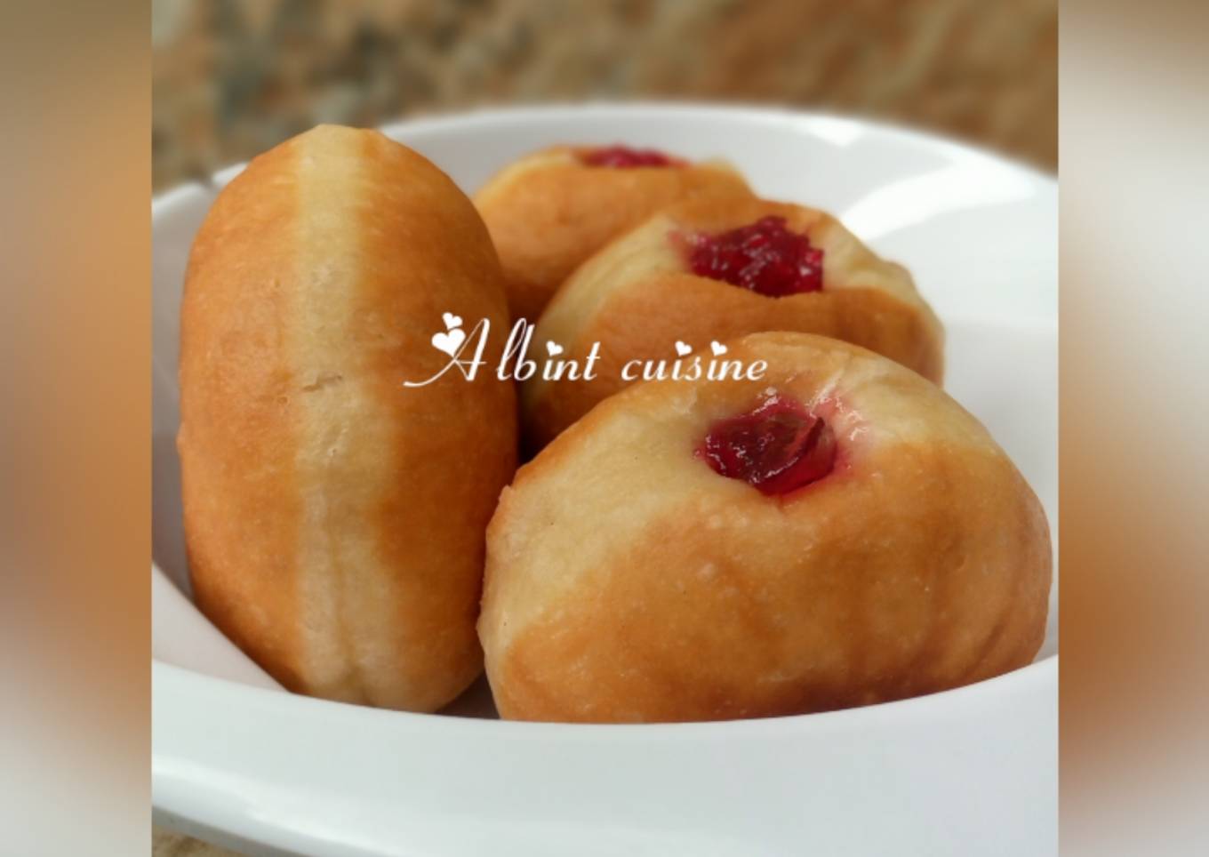 Jam filled doughnuts
