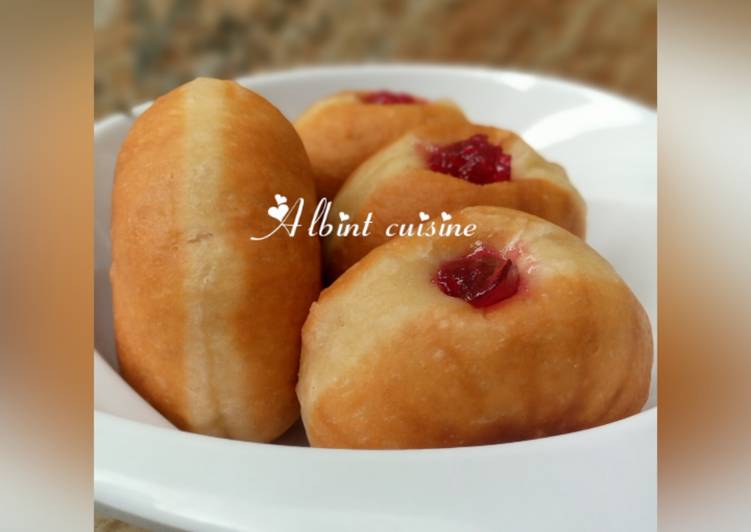 Steps to Make Ultimate Jam filled doughnuts