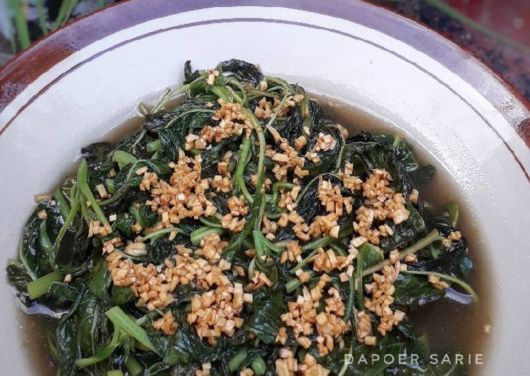 Tumis Bayam Bawang Putih