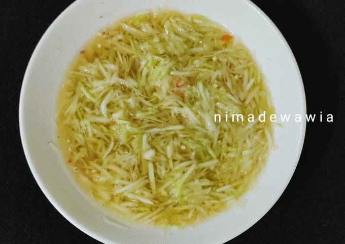 Cara Memasak Rujak Serut Mangga Muda Untuk Pemula