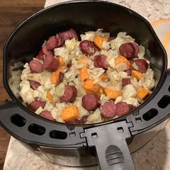 A picture of Air fryer kielbasa.