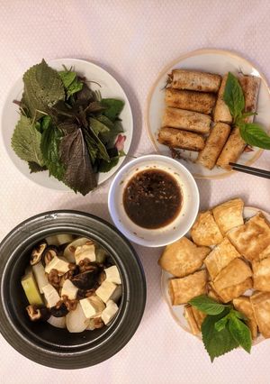Hình của món Cơm chay tương tỏi ớt G1.