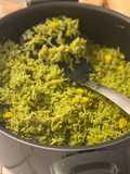 Spinach & corn rice