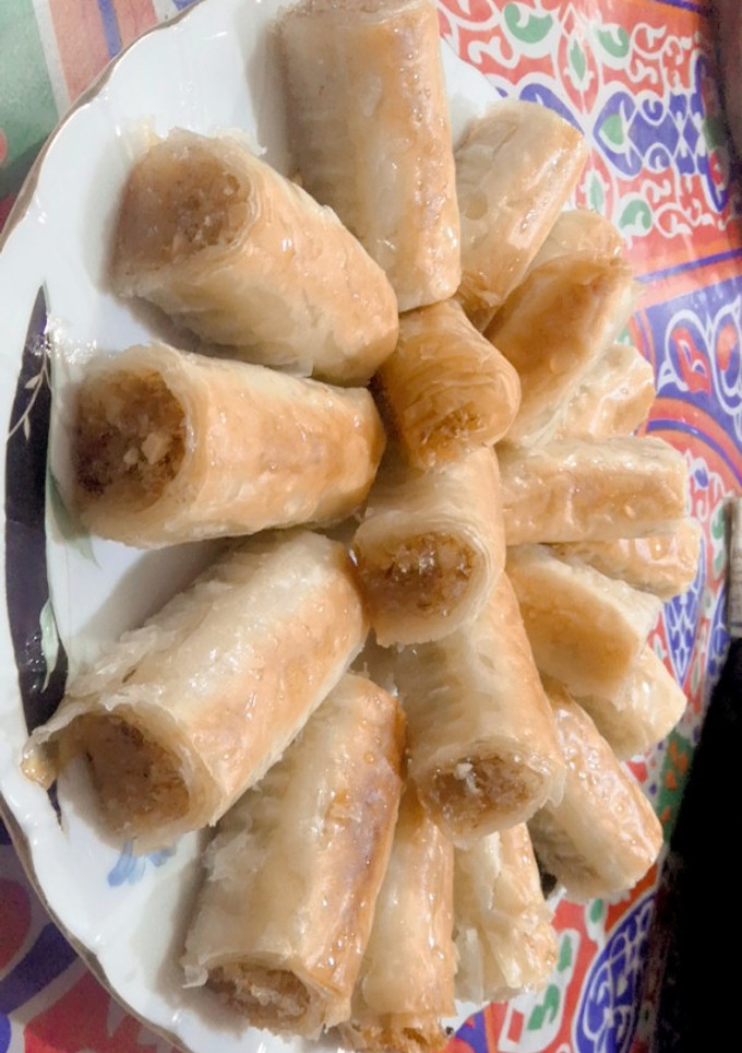 صورة لوصفة جلاش بحشوة السميد