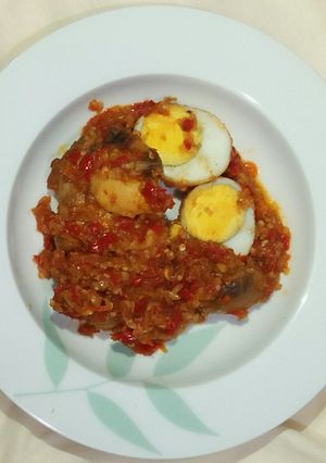 Foto resep Ayam dan telur balado