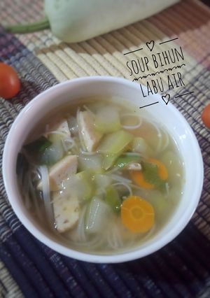 Foto resep 78. Soup Bihun Labu air
