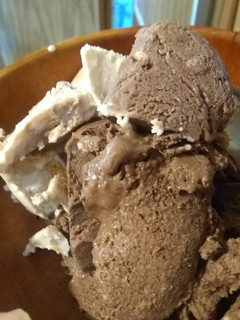 A picture of Coconut milk ice cream.