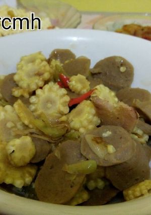 Foto resep Tumis Baby Corn & Bakso