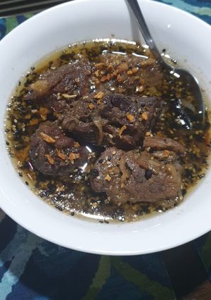 A picture of Korean Beef Stew.