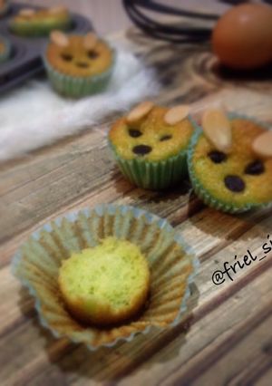 Foto resep Bolu pandan mini lembut dg 2 telur