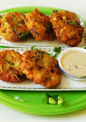A picture of Sago (sabudan) vadai.