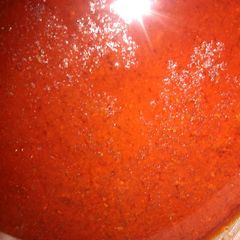 A picture of Tomato stew,with beef.