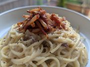 A picture of crispy pasta