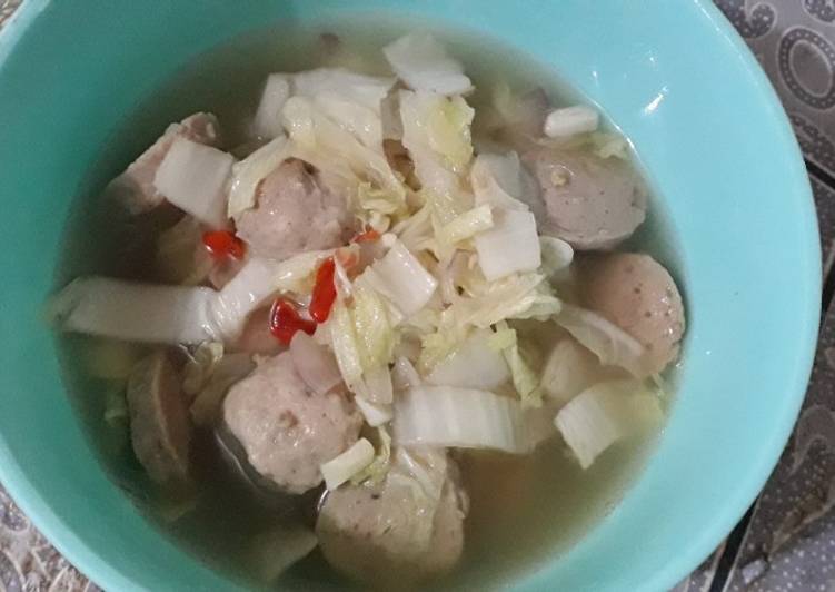 Resep: Tumis Sawi Putih Baso Irit Untuk Jualan