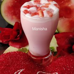 A picture of Mohobbat ka Sharbat(Rose watermelon juice).