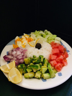 Una foto de Ensalada express primaveral