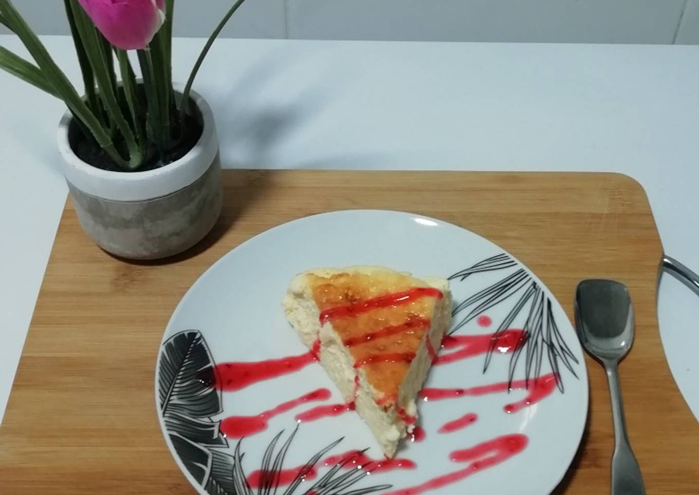 Tarta de queso de La Viña