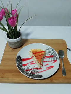 Una foto de Tarta de queso de La Viña