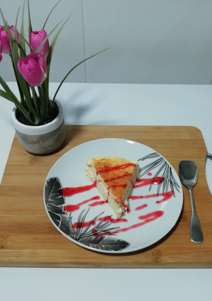 Una foto de Tarta de queso de La Viña