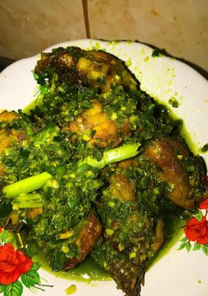 Foto resep Ayam goreng cabe ijo by ethy