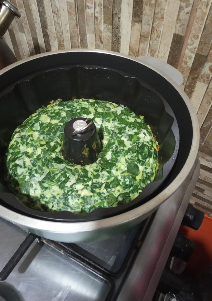 Una foto de Budín de espinaca