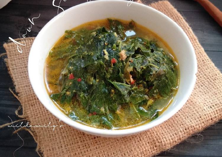 Cara meracik Gulai Daun Singkong yang simpel