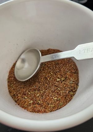 A picture of Taco seasoning.