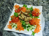 Lettuce chicken salad