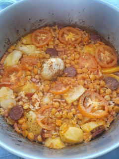 Una foto de Arroz al horno con chorizo