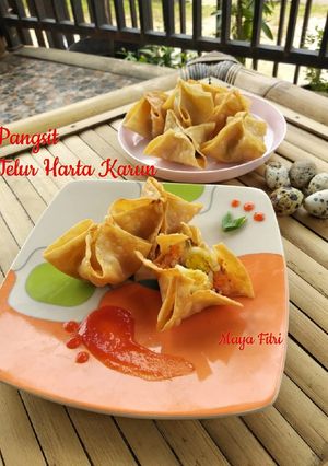 Foto resep Pangsit Telur Harta Karun