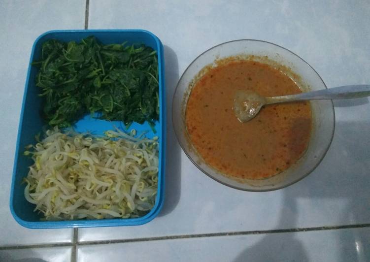 Sayuran Pecel Bayam & Toge