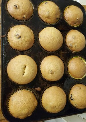 A picture of Cran-Orange Muffins.