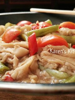 Foto resep Tumis Jamur Tiram Lada Hitam